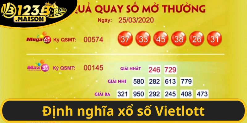 Định nghĩa xổ số Vietlott